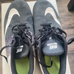 Nike Rival S Black Sprint Spike Track Shoe- Men's Size 9.5
